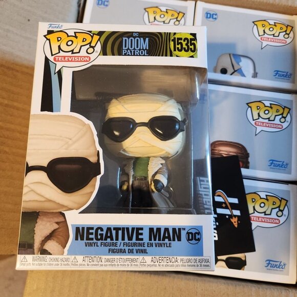 Doom Patrol Negative Man Funko Pop! Vinyl Figure #1535 - Picture 1 of 4